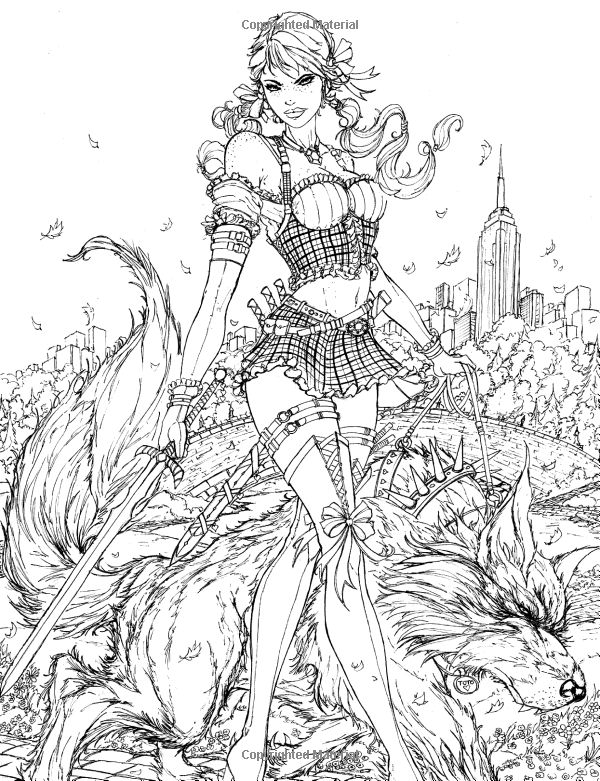 600x781 Fairy Coloring Book For Adults