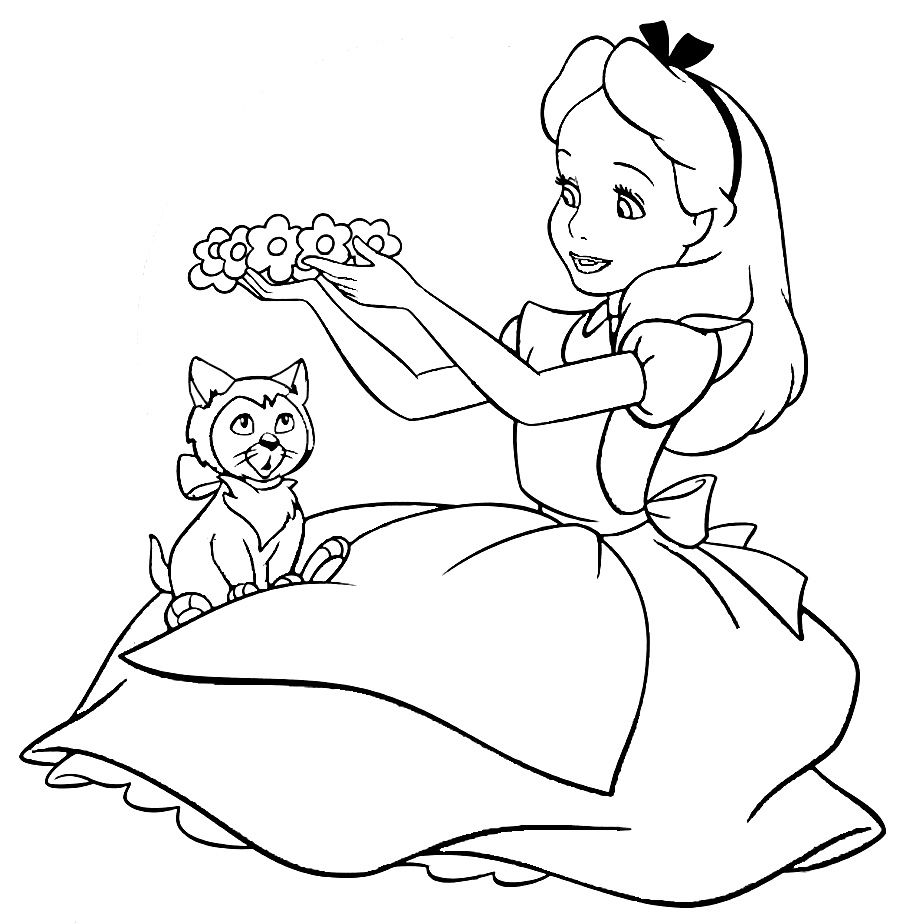 900x924 Alice Wonderland Coloring Pages Disney Picture El On Mad Hatter