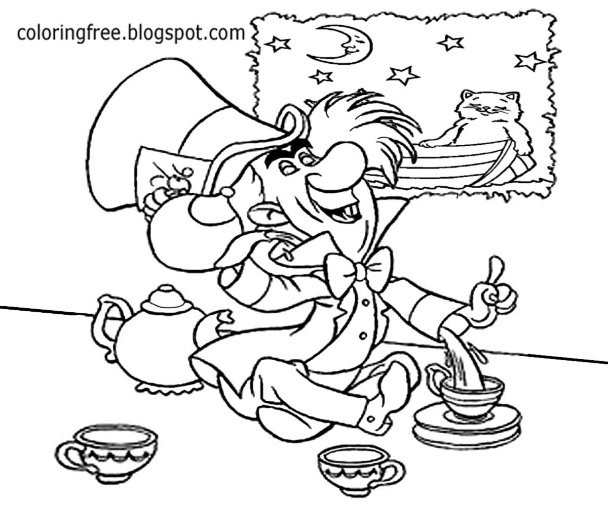 1200x1000 Best Of Images Alice Wonderland Coloring Pages 1249 1808 Free