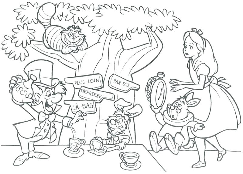 800x571 Coloring Pages In Wonderland Coloring Pages Best Wallpapers Medium