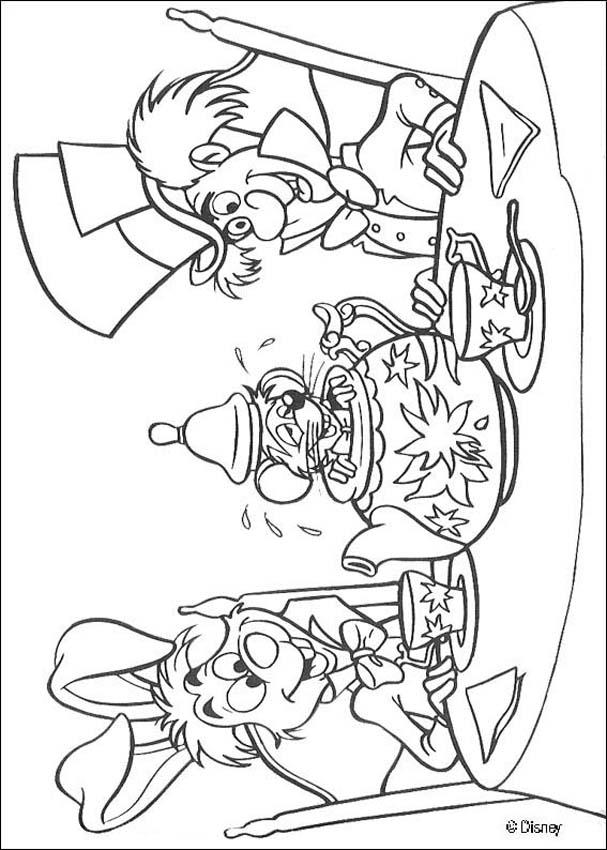 607x850 Alice In Wonderland Flower Coloring Pages ~ Top Coloring Pages