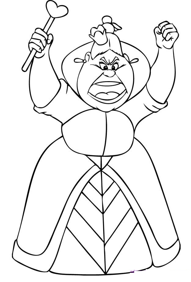 625x921 Free Printable Alice In Wonderland Coloring Pages