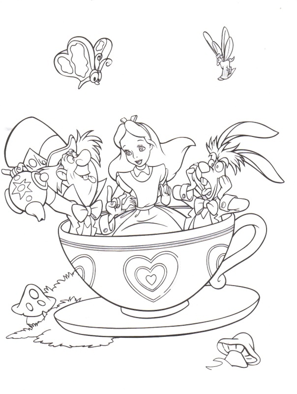 604x800 Disney World Coloring Pages