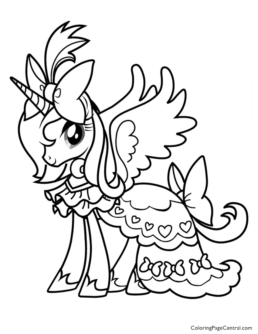 850x1100 My Little Pony 01 Coloring Page Coloring Page Central