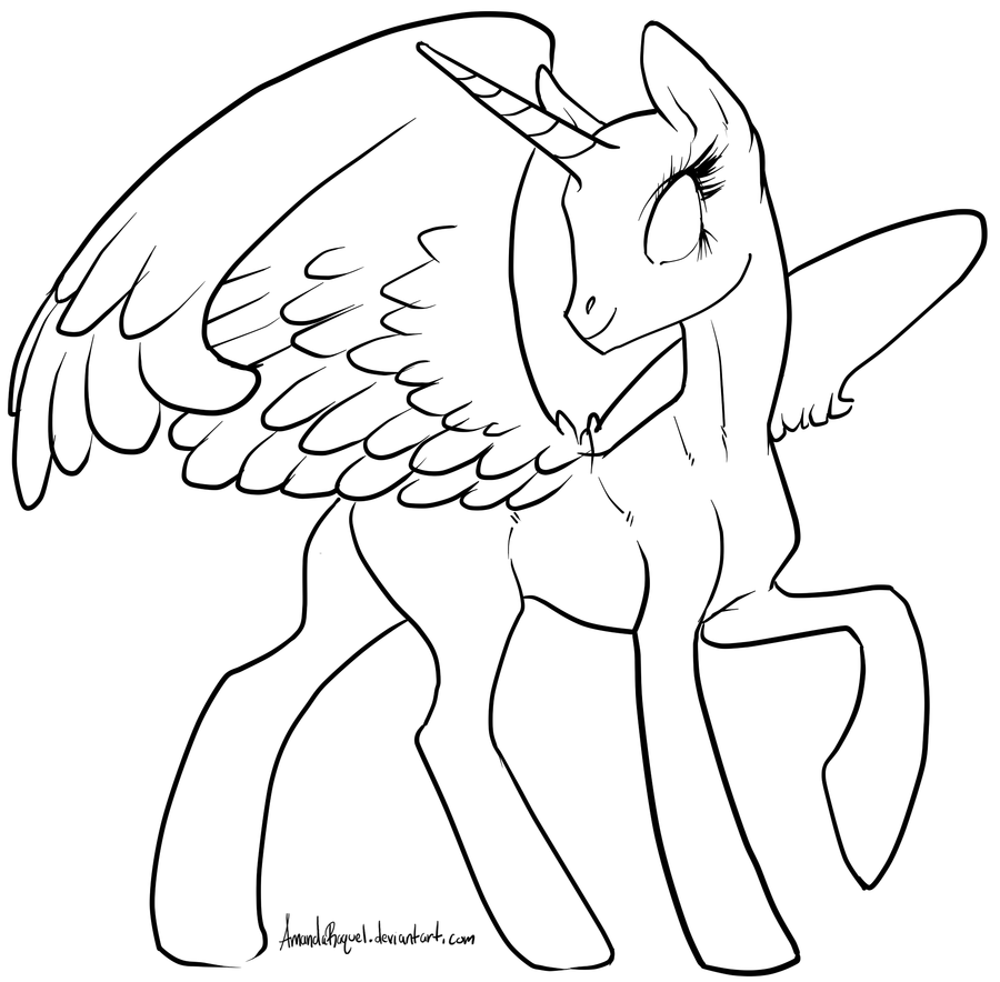 900x884 Alicorn Coloring Pages