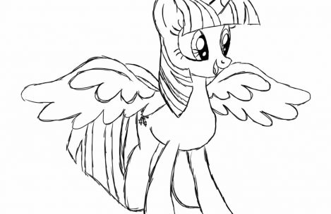 469x304 Alicorn Coloring Pages Just Colorings