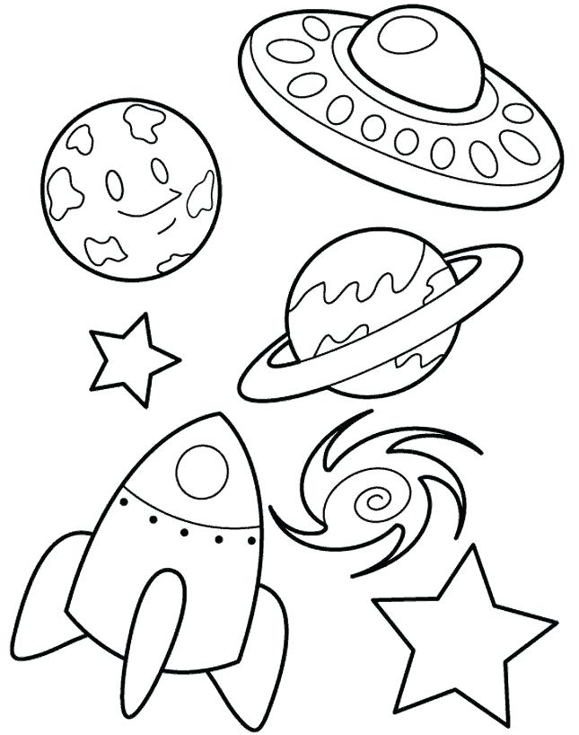 645x818 Planet Coloring Pages With Stars And Spaceships Au Planet Coloring