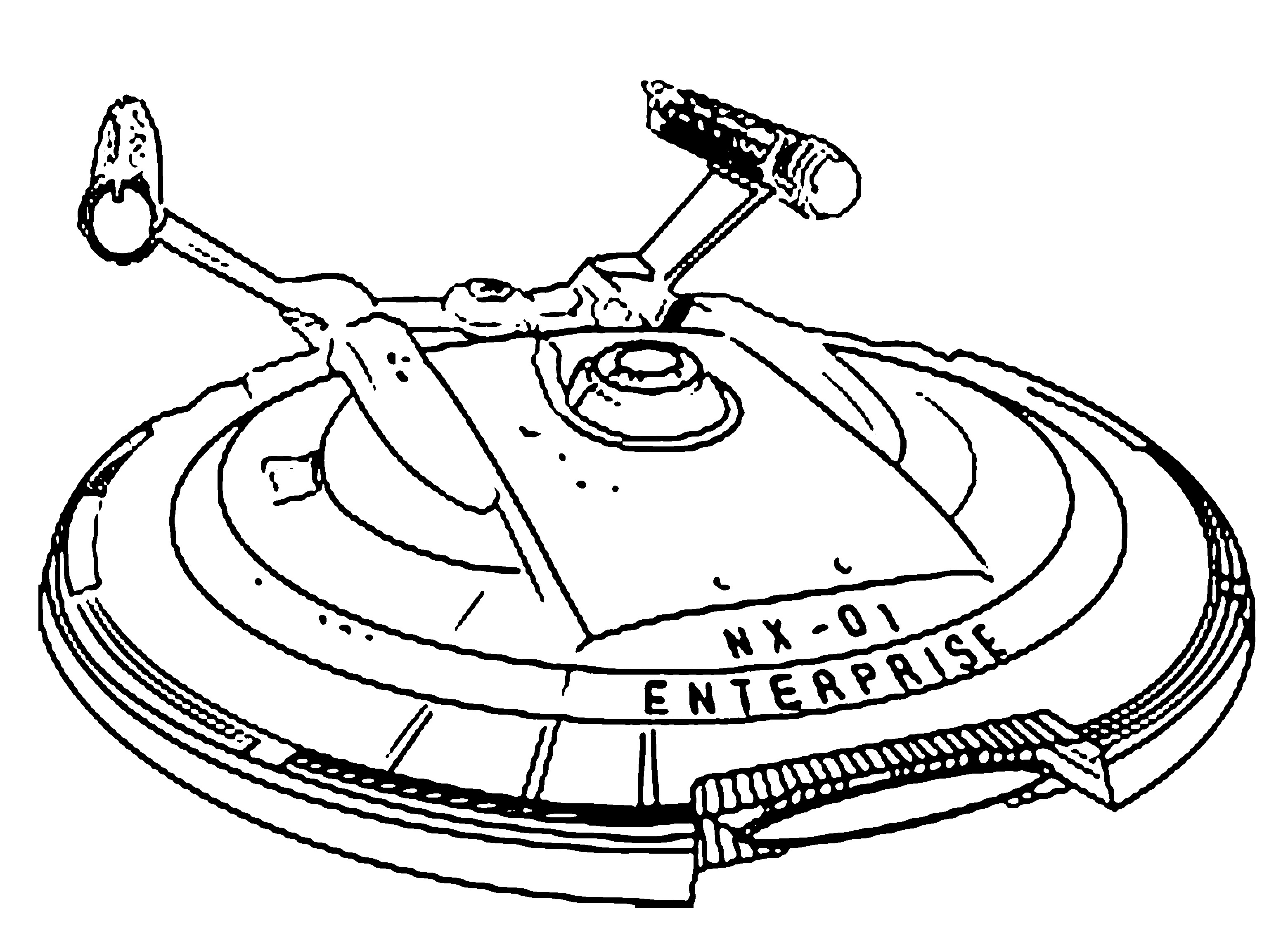 3120x2271 Alien Spaceship Coloring Pages