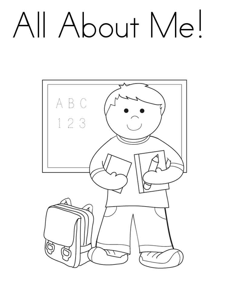 750x1000 All About Me Coloring Pages. Free Printable All About Me Coloring