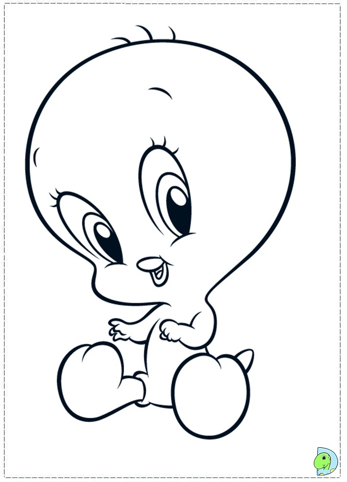 691x960 Baby Looney Tunes Coloring Page