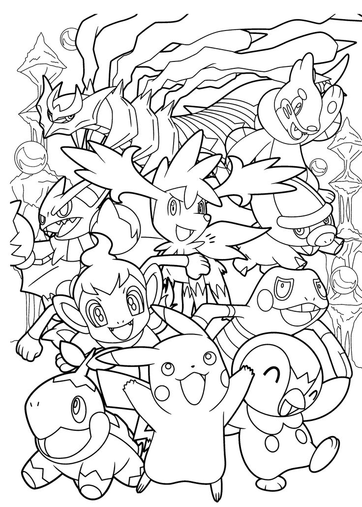 736x1031 All Pokemon Coloring Pages