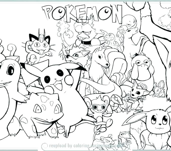 678x600 Pokemon For Coloring All Coloring Pages All Coloring Pages Best