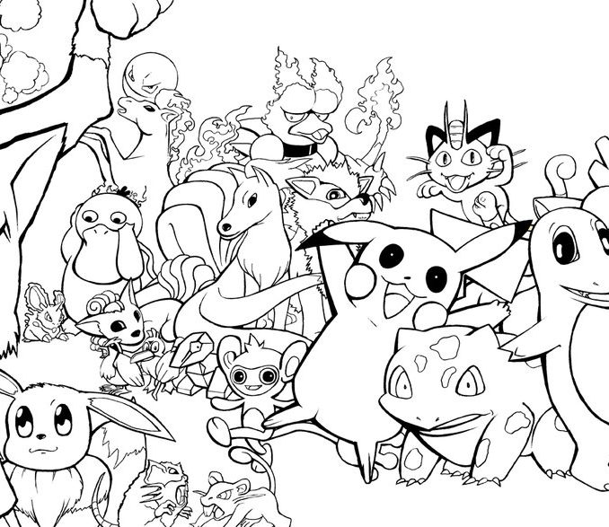 678x587 All Coloring Pages Pictures All Pokemon Coloring Pages 34 On Free