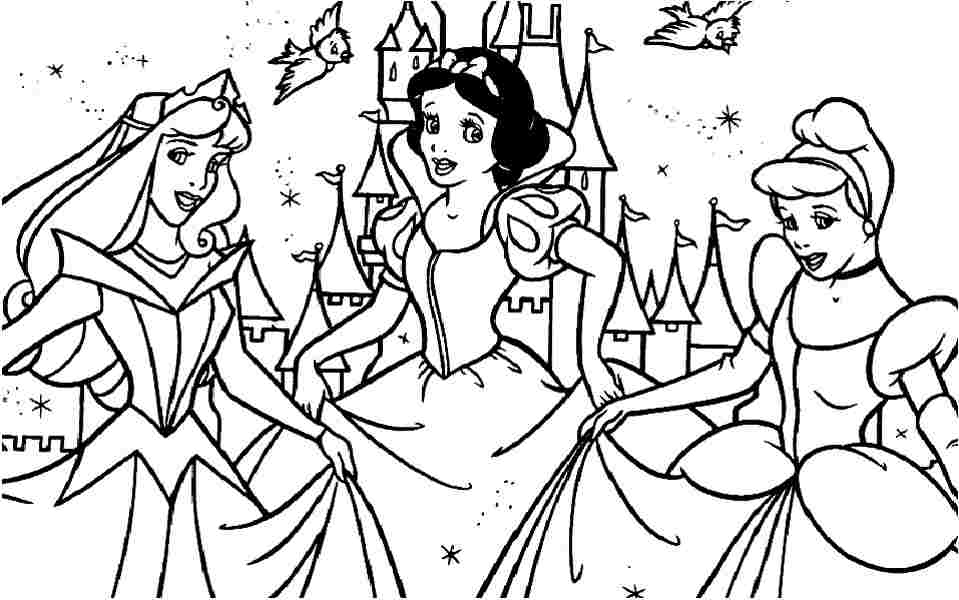 All Disney Princesses Coloring Pages