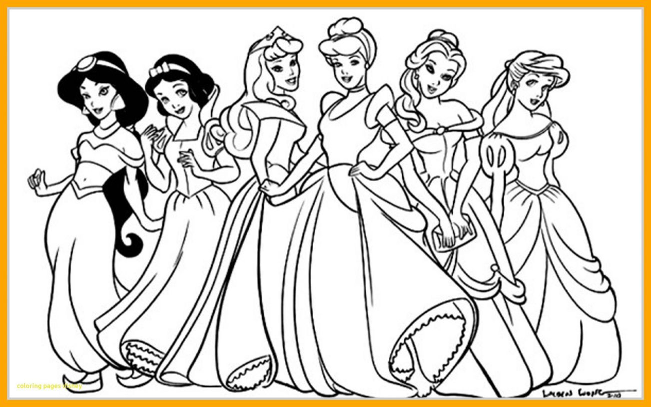 1303x816 Fascinating Extraordinary Coloring Pages Disney Princesses