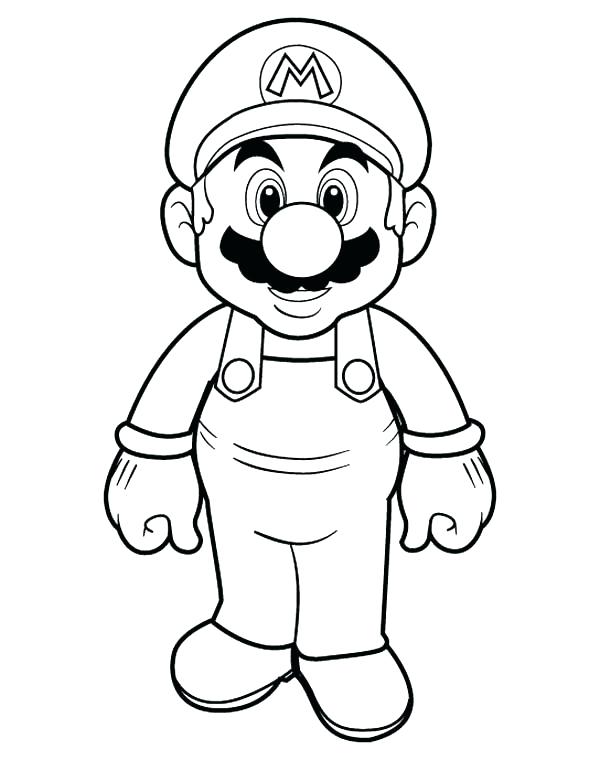 600x760 Mario Characters Coloring Pages Super Characters Coloring Pages