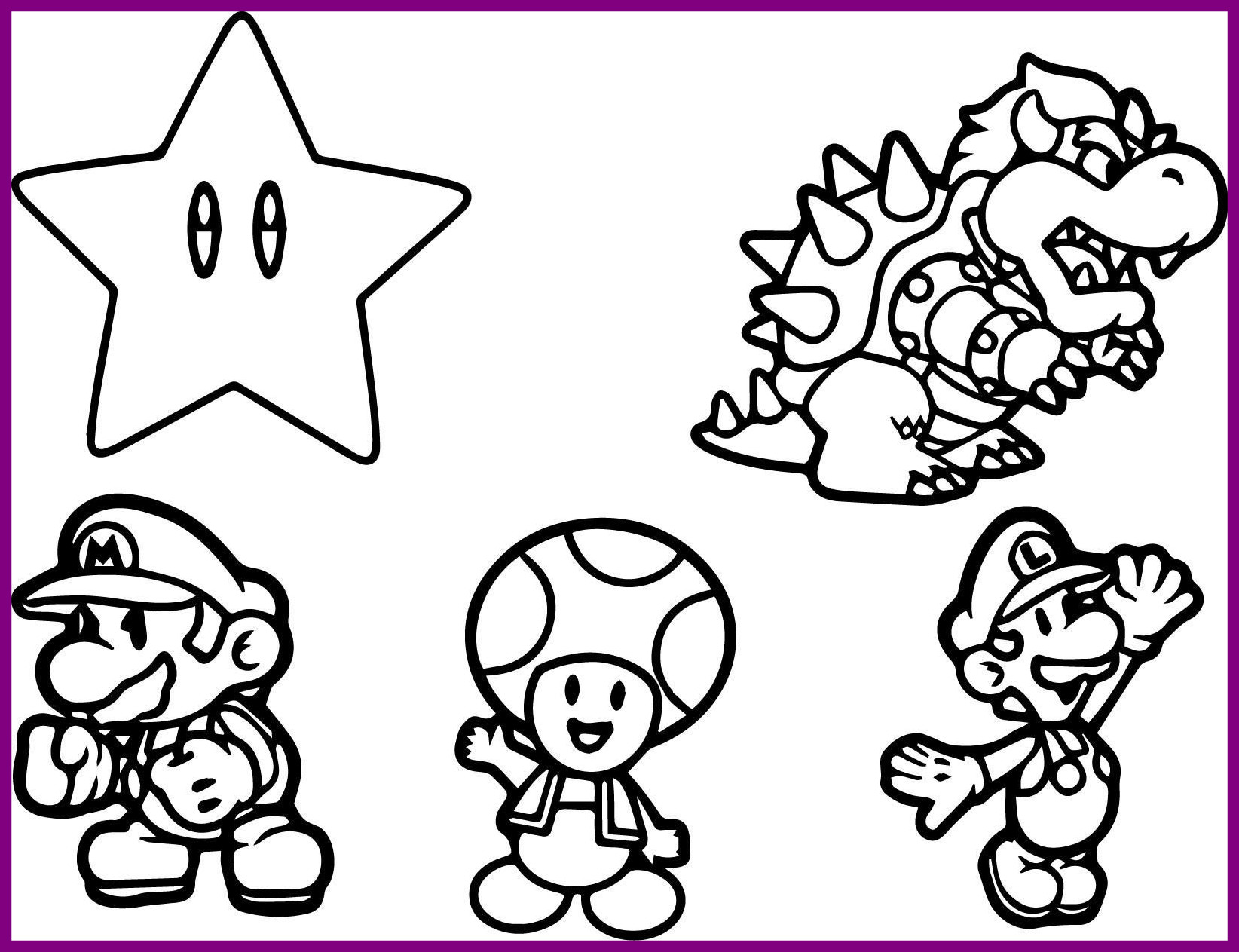1644x1263 Amazing Mariogigante Mario Bros Color Of Super Characters Coloring