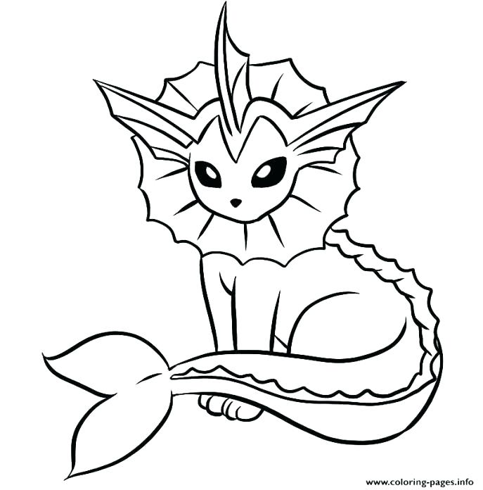 687x696 Eevee Evolutions Coloring Pages Coloring Pages Coloring Pages All