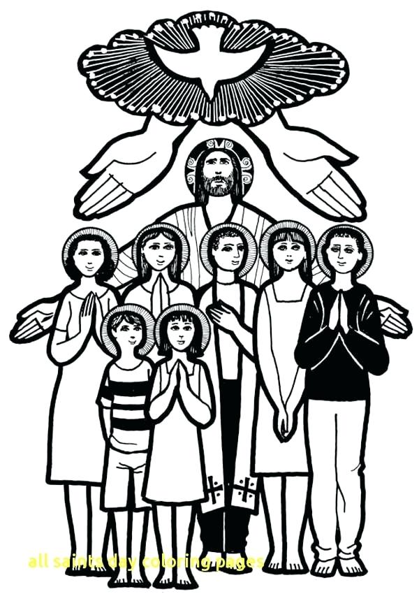 600x860 All Saints Day Coloring Pages Printable All Saints Day Coloring