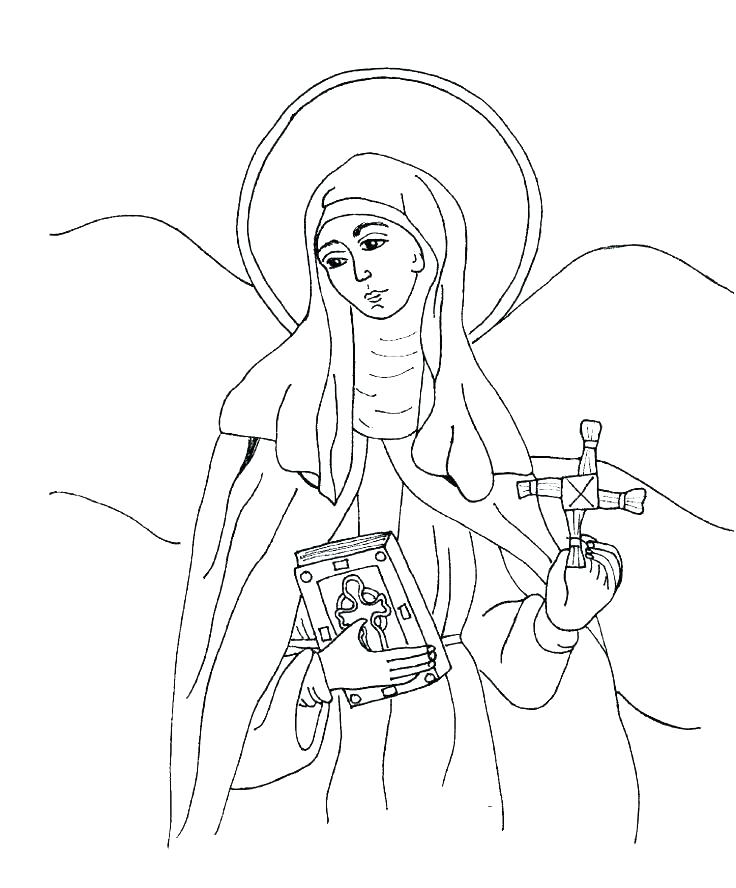 736x888 Street Coloring Pages All Saints Day Coloring Pages Saint Coloring
