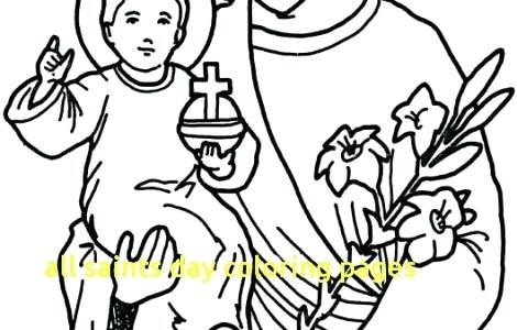 470x300 All Saints Day Coloring Pages Catholic Saints And All Saint S Day