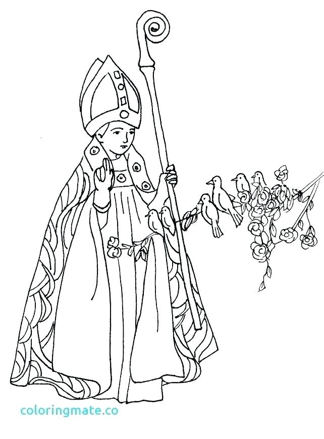 642x870 All Saints Day Coloring Page St Coloring Page Cool Saints Coloring