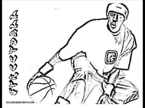 480x360 Nba Basketball Jersey Coloring Pages