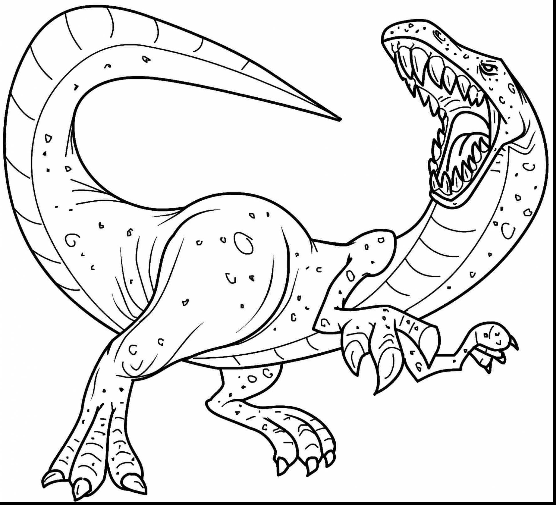 1942x1764 Allosaurus Coloring Page
