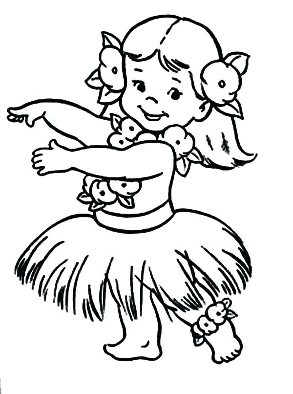 600x806 Hula Girl Coloring Page Aloha Is Greet Colouring Page Hula Girl