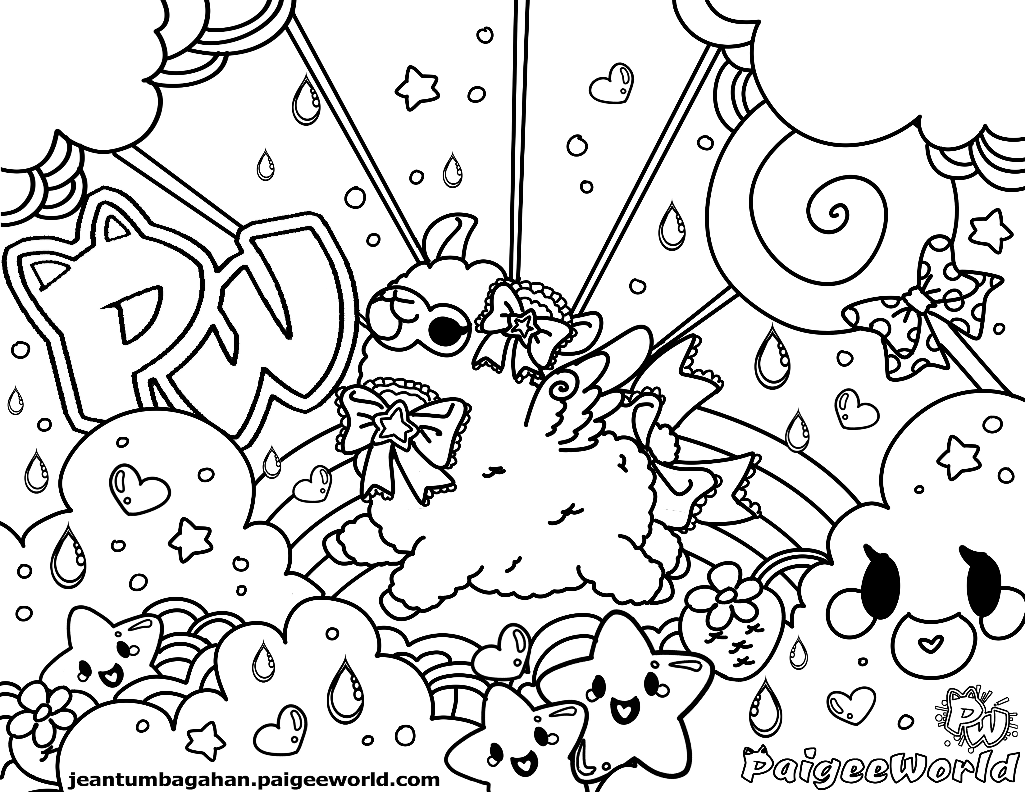 Alpaca Coloring Page