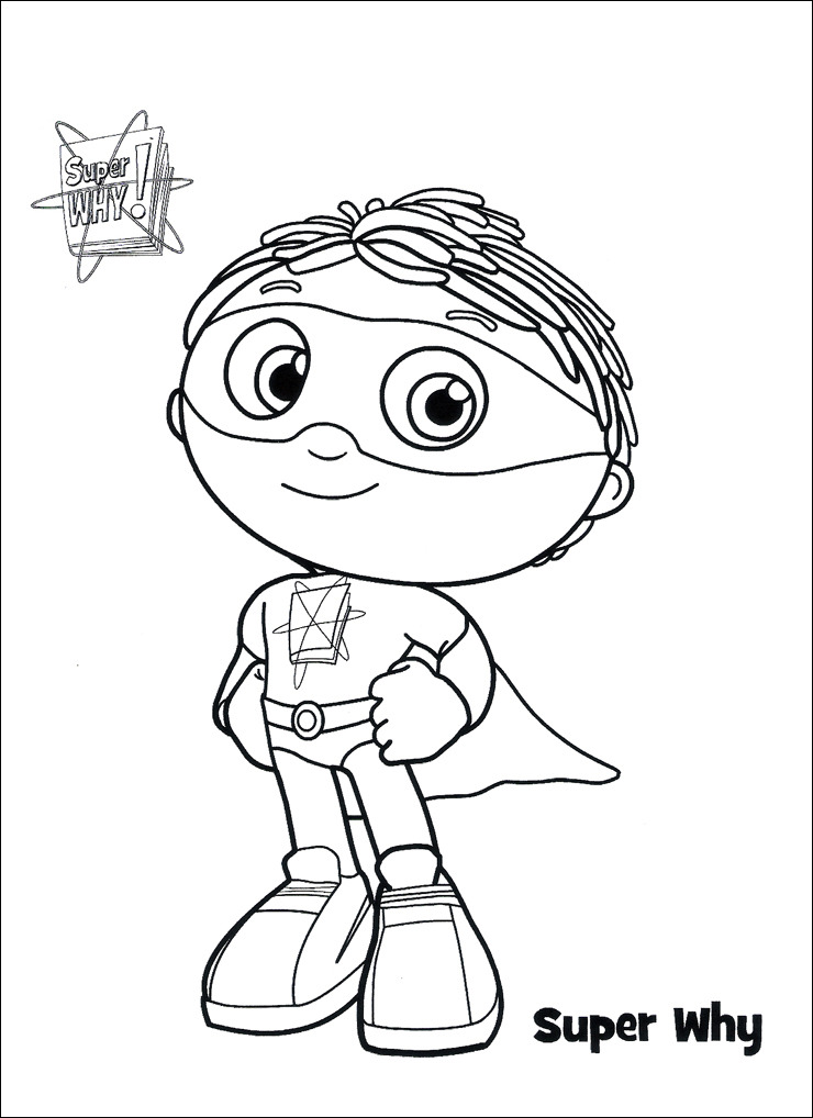 740x1018 Super Why Coloring Pages Printable