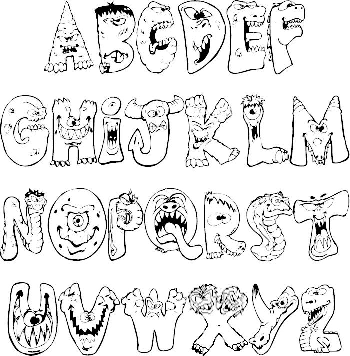 700x712 Alphabets