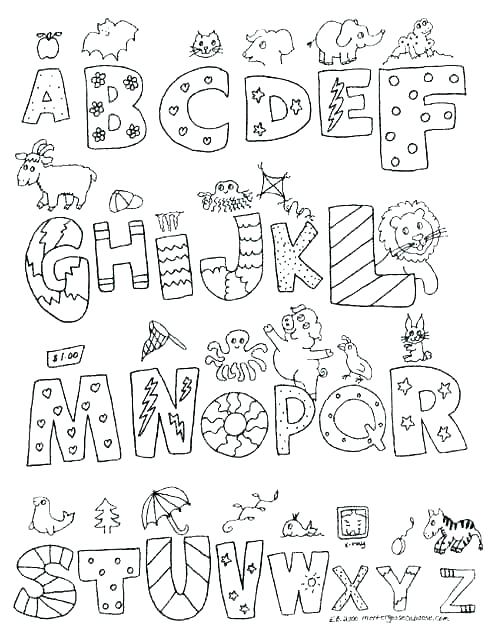 500x633 Abc Alphabet Colouring Pages Alphabet Coloring Pages Free For Kids