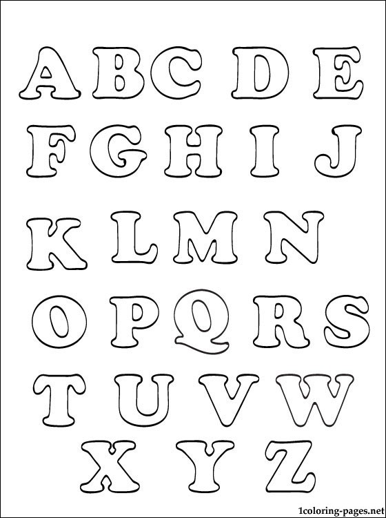 560x750 Alphabet Coloring Page Printable Alphabet Coloring Pages