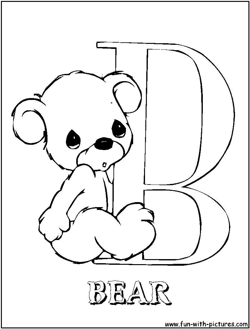 800x1050 Alphabet Coloring Pages B Coloring Sheets