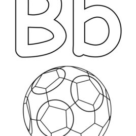 268x268 Alphabet Coloring Pages Letter B Archives