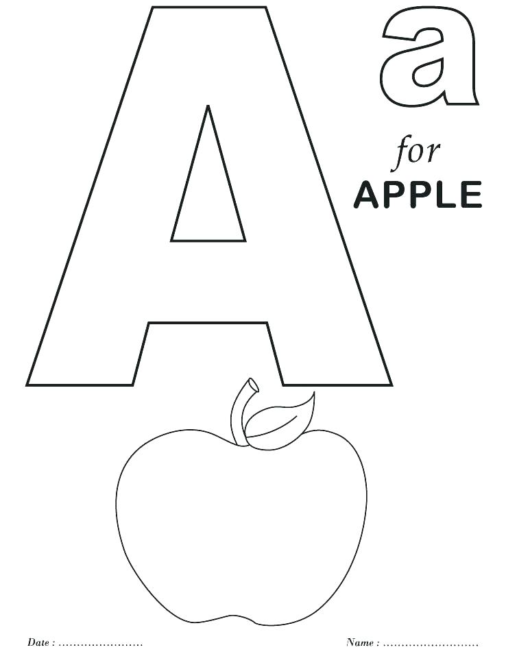 738x954 Alphabet Letter Coloring Pages Alphabet Coloring Alphabet Letter