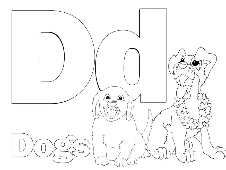 878x659 The Letter D Coloring Pages D Coloring Pages Coloring