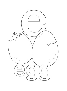 238x320 Alphabet Coloring Pages