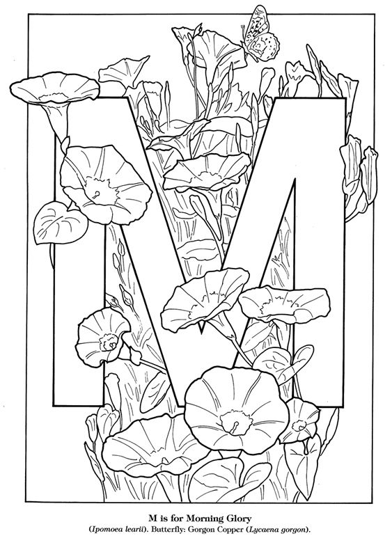 Alphabet Coloring Pages For Adults