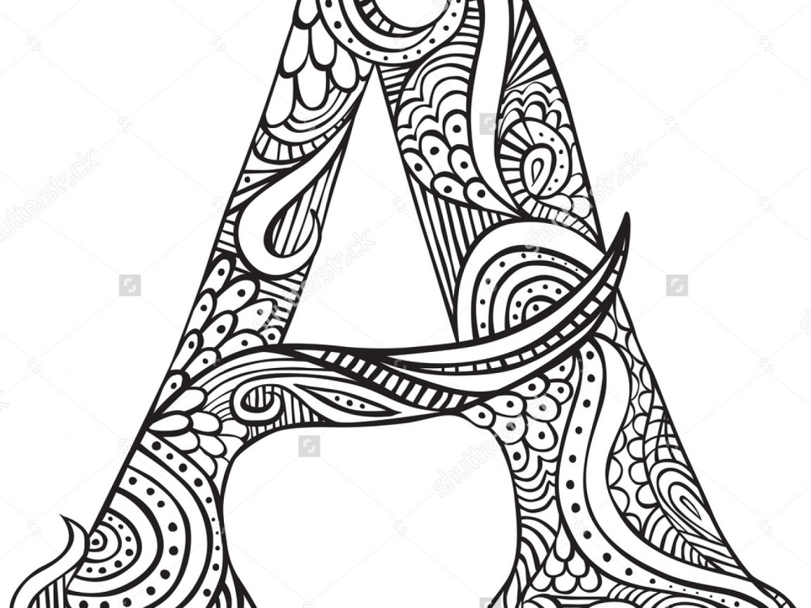 1152x864 Free Letter A Printable Coloring Pages For Preschool Small