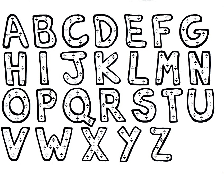 846x660 Coloring Pages Alphabets Printables Alphabet Coloring Pages