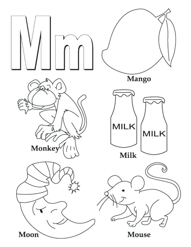 792x1024 Delivered Arabic Alphabet Coloring Pages Pdf Page Letter M