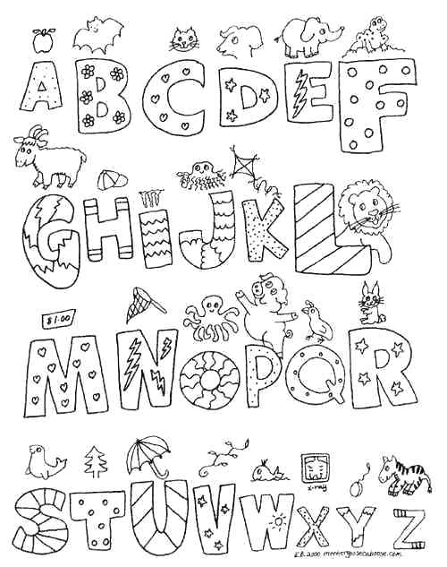 500x633 Alphabet Color Pages Farm Alphabet Coloring Pages Free Printable