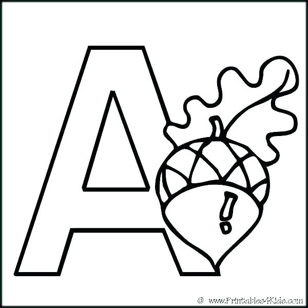 600x600 Alphabet Letters Coloring Pages Printable Letter Coloring Pages