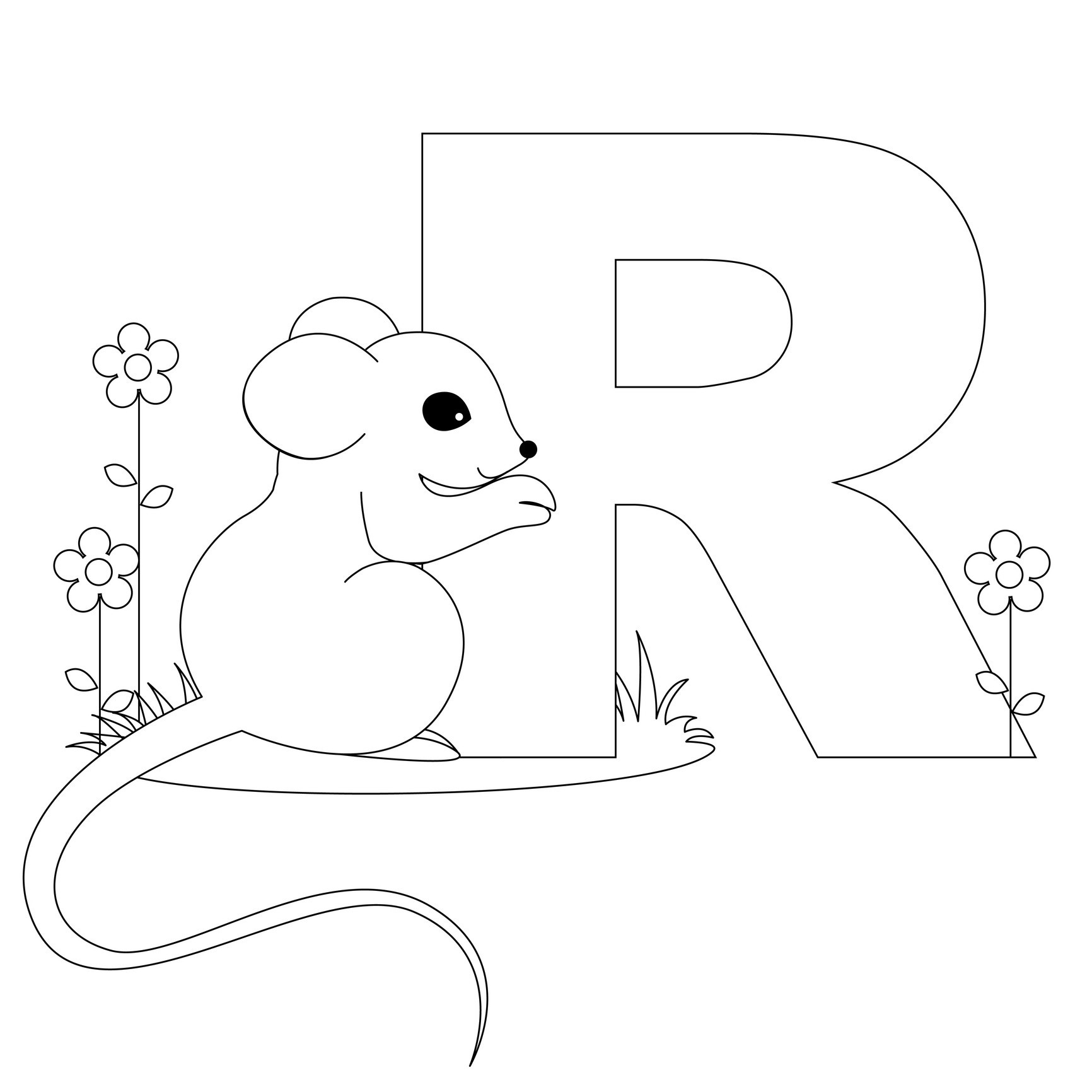 1732x1732 Letter A Coloring Pages Fresh Alphabet Letters Coloring Pages