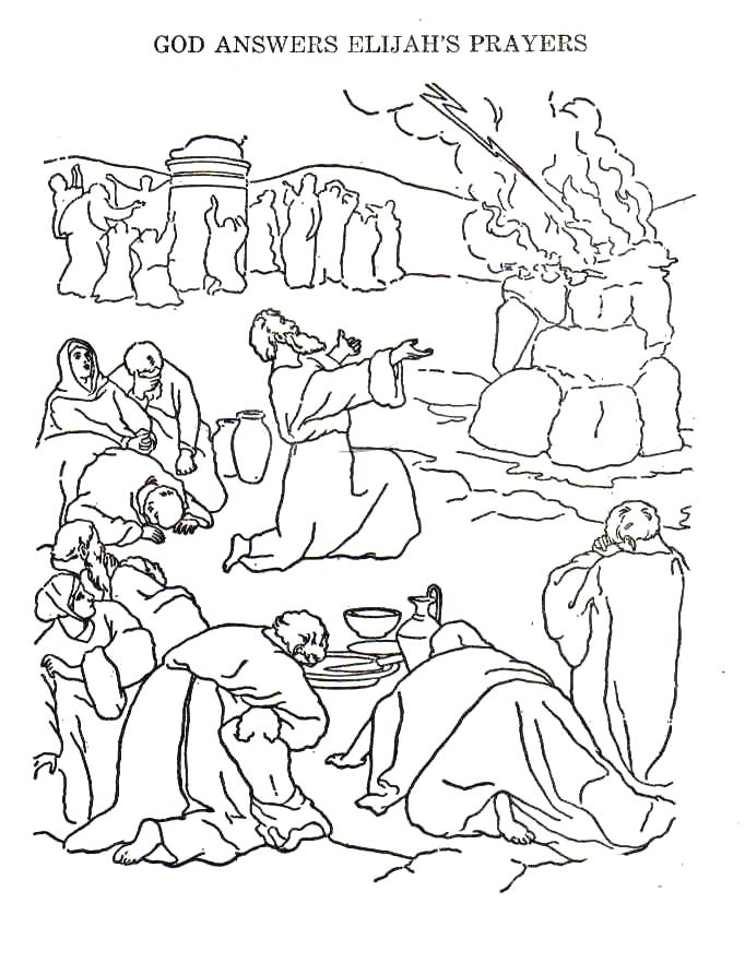 682x882 Elijah Coloring Page Coloring Pages Christian Images In My