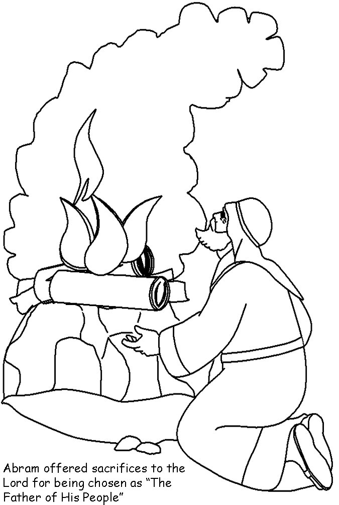675x1005 Abraham Altar Coloring Page Coloring Pages For Free