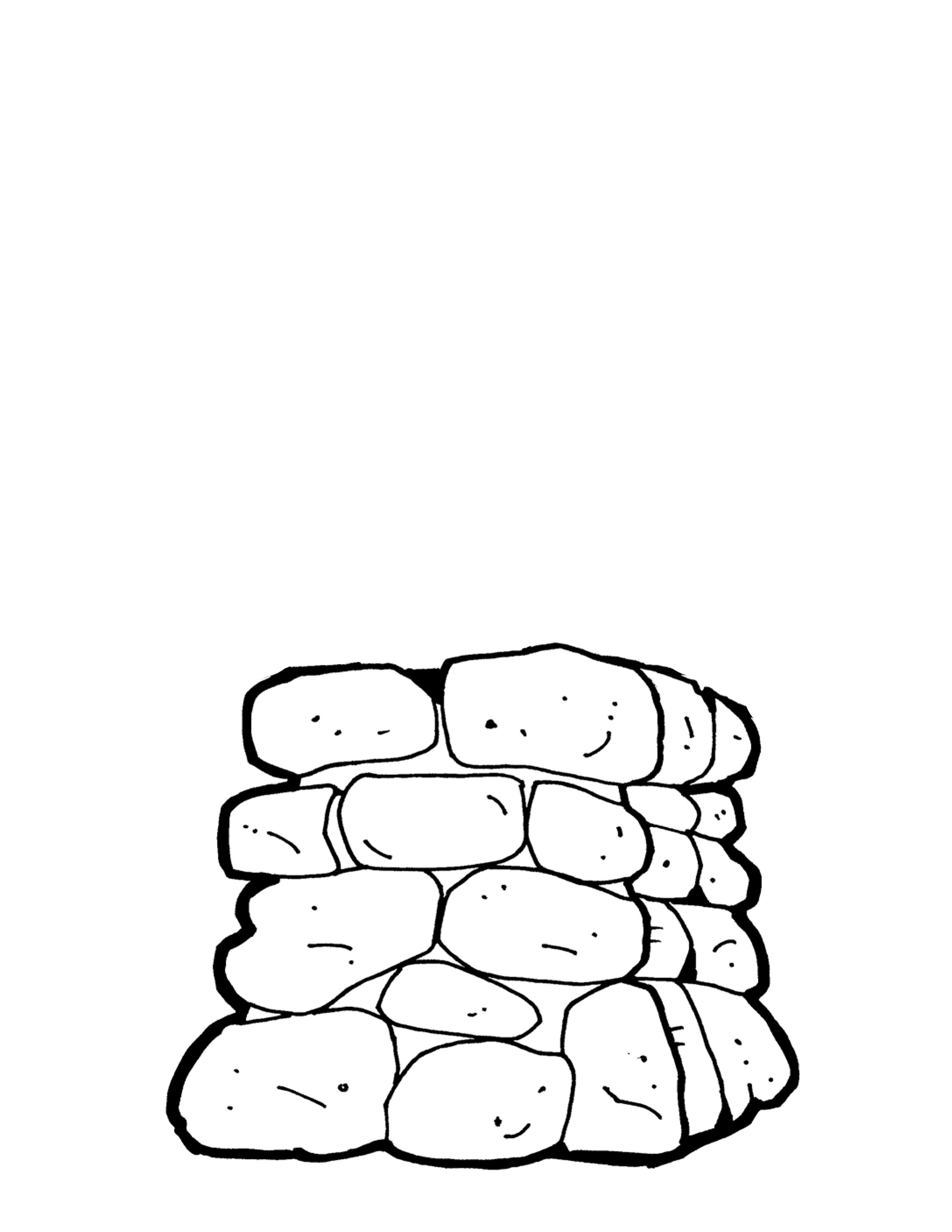 2550x3300 Stone Altar Coloring Pages