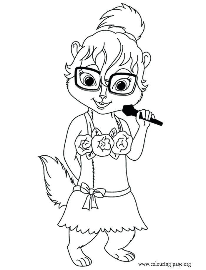 700x916 Alvin And The Chipmunks Colouring Pages Free Chipmunks Coloring